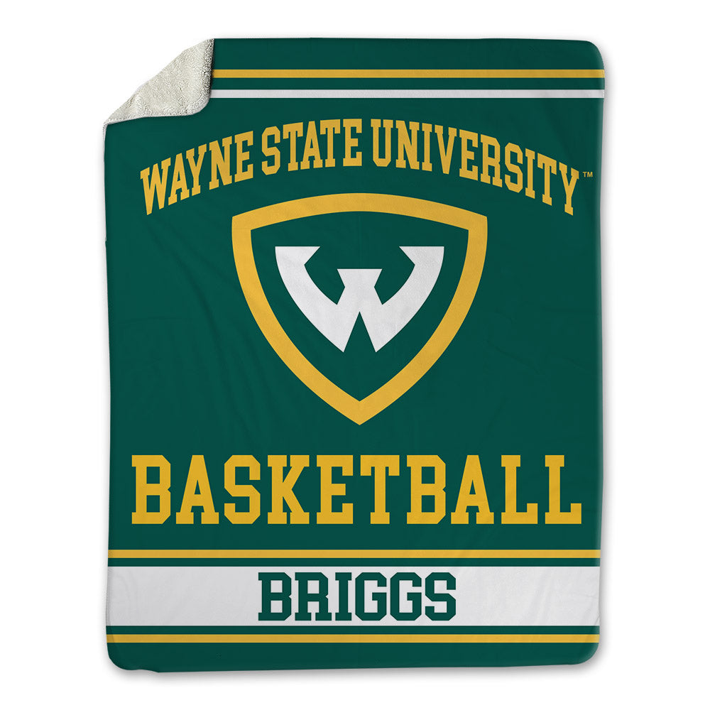 Wayne State - NCAA Men's Basketball : Jordan Briggs - Blanket-0