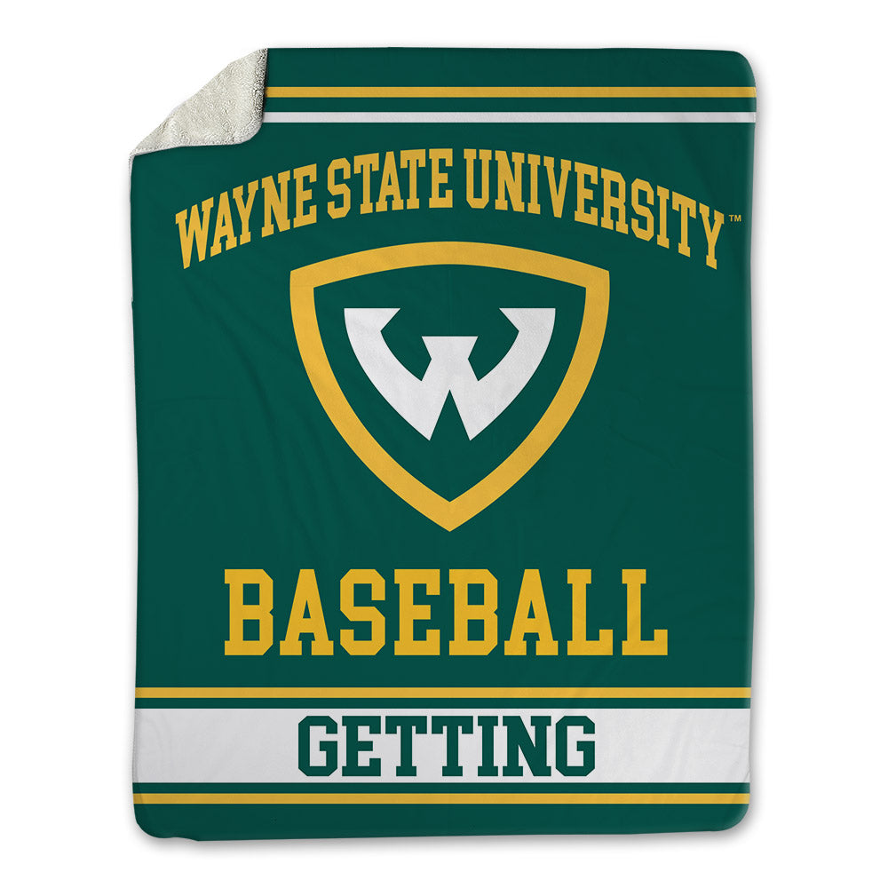 Wayne State - NCAA Baseball : Ethan Getting - Blanket-0