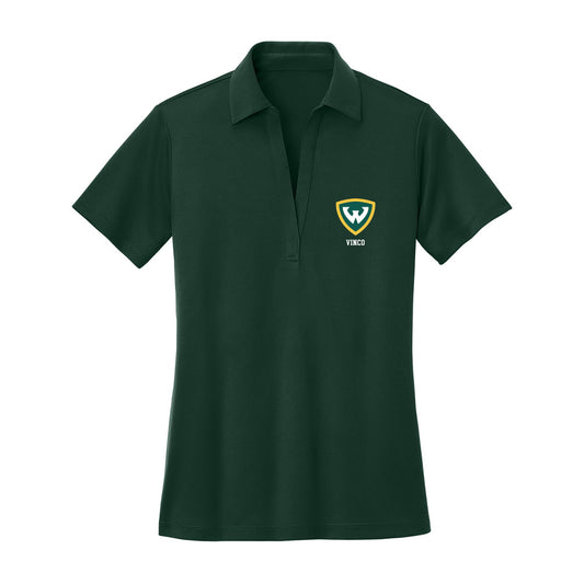 Wayne State - NCAA Softball : Ella Vinco - Women's Activewear Polo Shirt-0