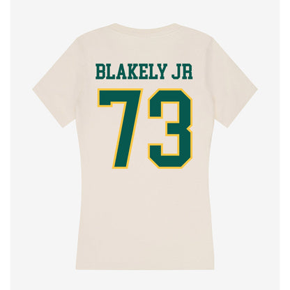 Wayne State - NCAA Football : Lance Blakely Jr - Classic Shersey Women's V-Neck T-Shirt-1