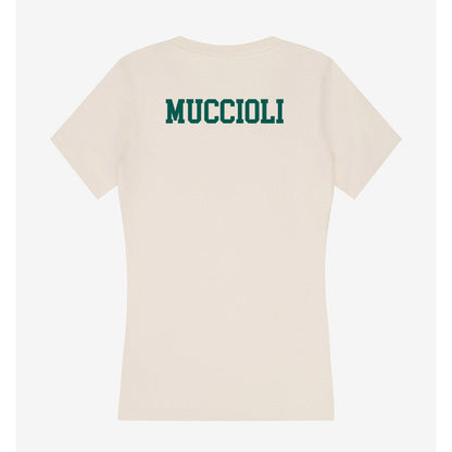 Wayne State - NCAA Women's Swimming & Diving : Diana Muccioli - Classic Shersey Women's V-Neck T-Shirt-1