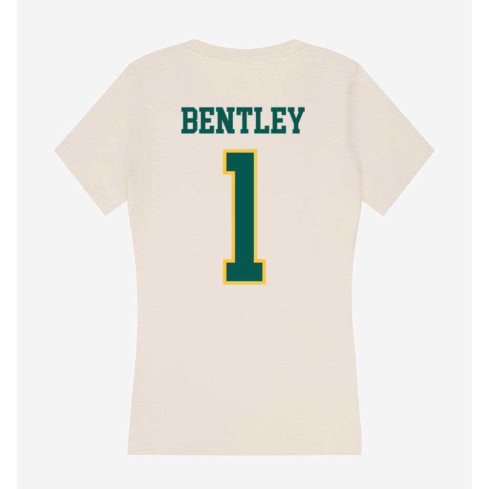 Wayne State - NCAA Football : Dvaun Bentley - Classic Shersey Women's V-Neck T-Shirt-1