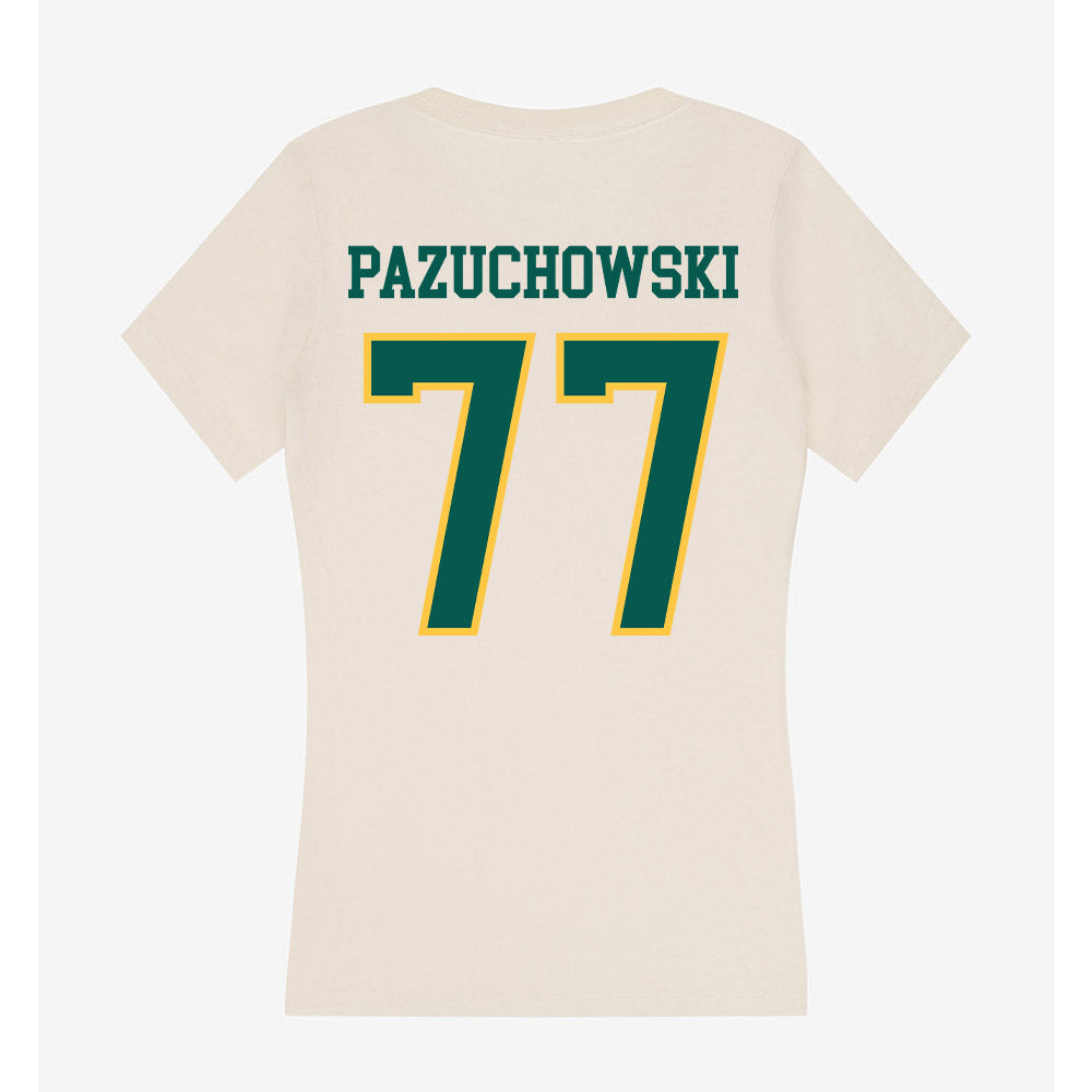 Wayne State - NCAA Football : Andrew Pazuchowski - Classic Shersey Women's V-Neck T-Shirt-1