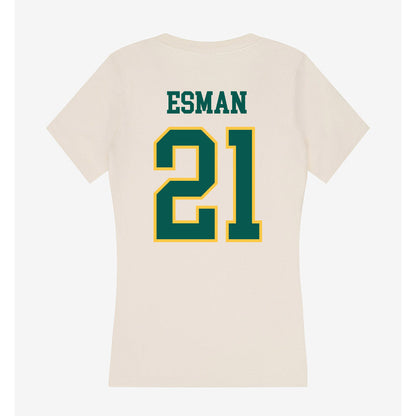 Wayne State - NCAA Men's Basketball : Bryce Esman - Classic Shersey Women's V-Neck T-Shirt-1