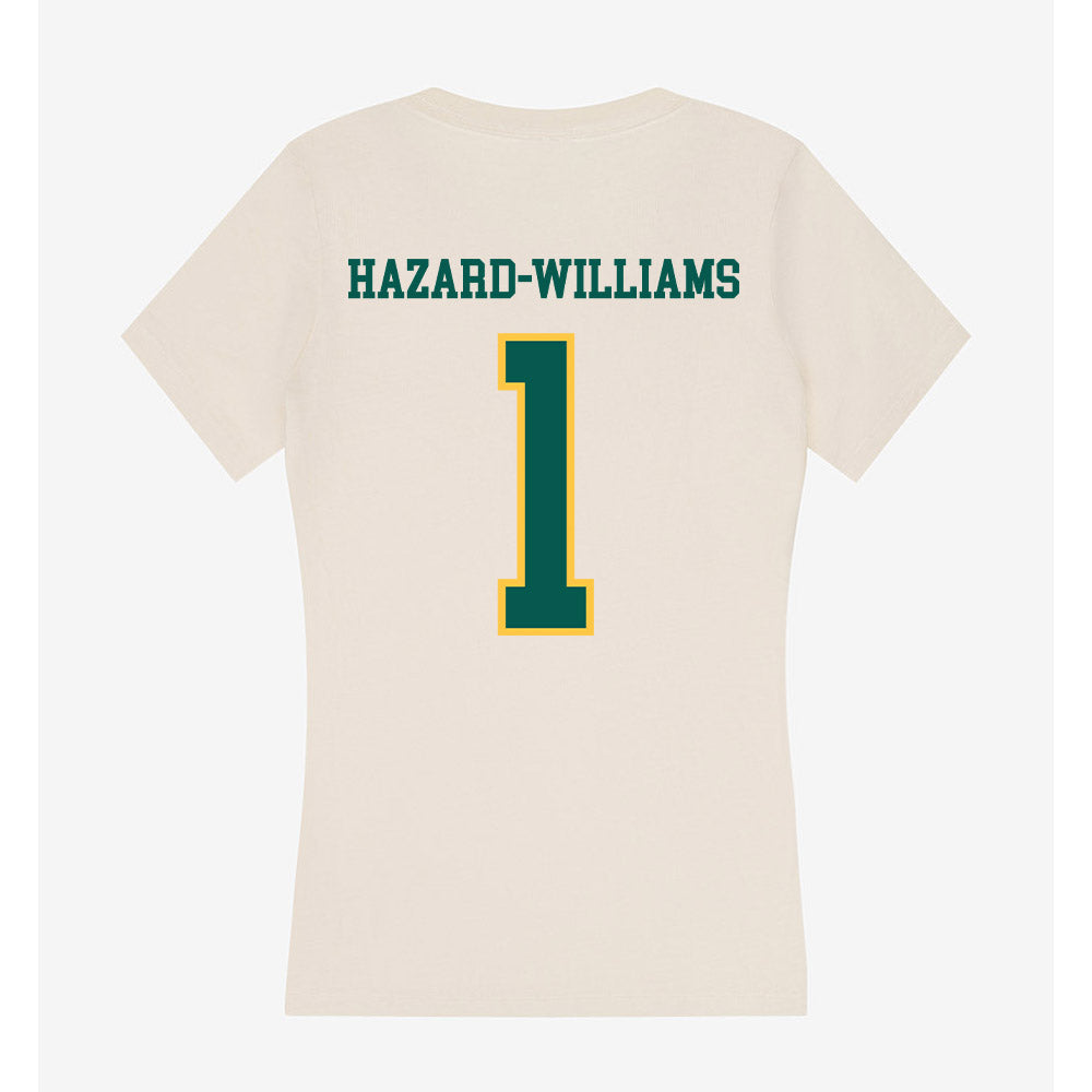 Wayne State - NCAA Football : John Hazard-Williams - Classic Shersey Women's V-Neck T-Shirt-1