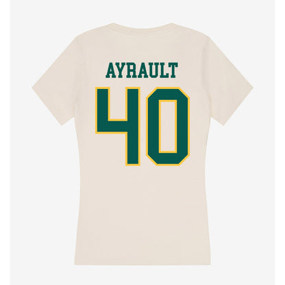 Wayne State - NCAA Women's Basketball : Annabel Ayrault - Classic Shersey Women's V-Neck T-Shirt-1