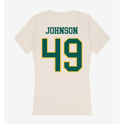 Wayne State - NCAA Football : Aydin Johnson - Classic Shersey Women's V-Neck T-Shirt-1