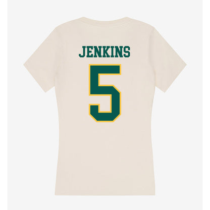 Wayne State - NCAA Men's Basketball : Jalen Jenkins - Classic Shersey Women's V-Neck T-Shirt-1