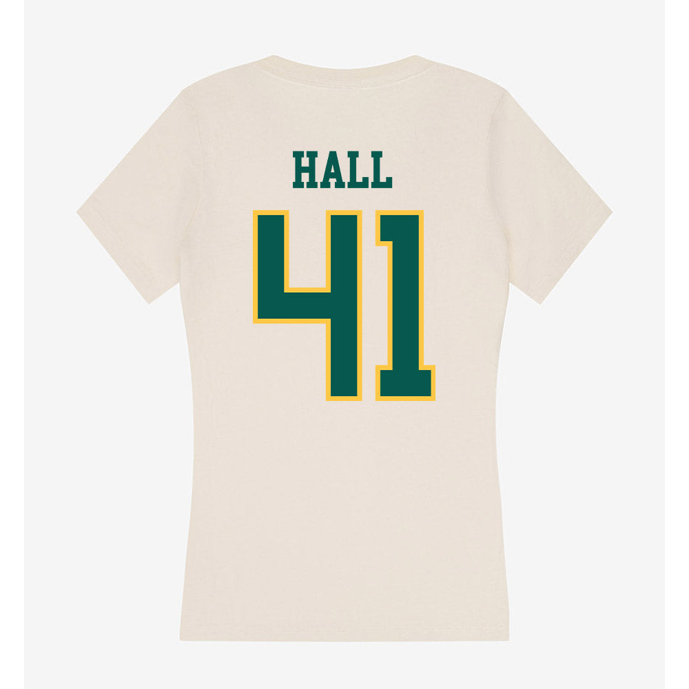Wayne State - NCAA Football : Zaiden Hall - Classic Shersey Women's V-Neck T-Shirt-1
