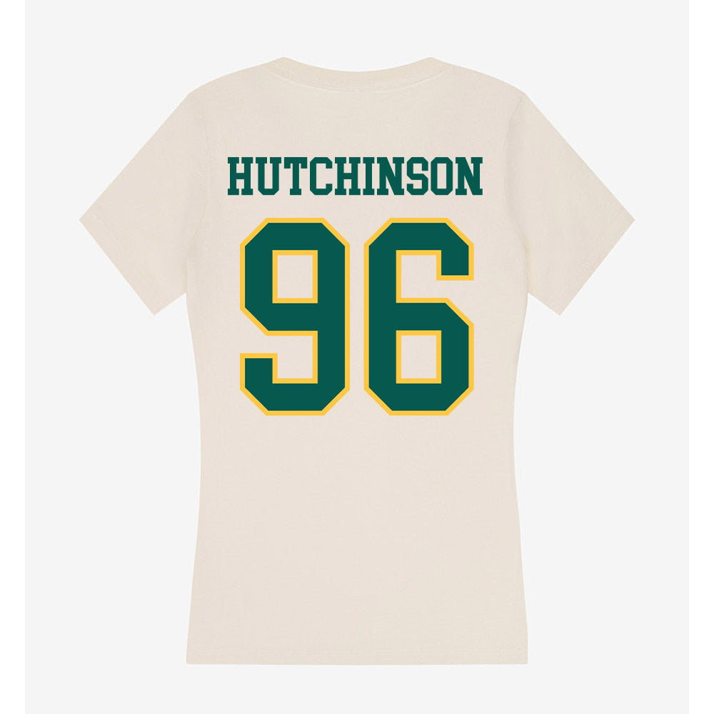Wayne State - NCAA Football : Jordan Hutchinson - Classic Shersey Women's V-Neck T-Shirt-1