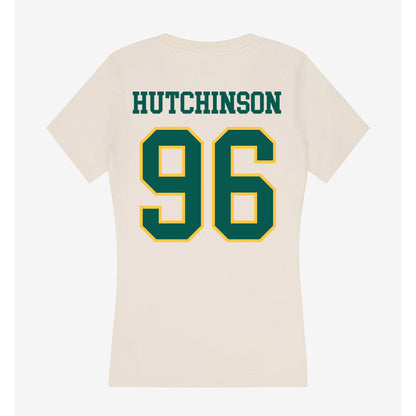 Wayne State - NCAA Football : Jordan Hutchinson - Classic Shersey Women's V-Neck T-Shirt-1
