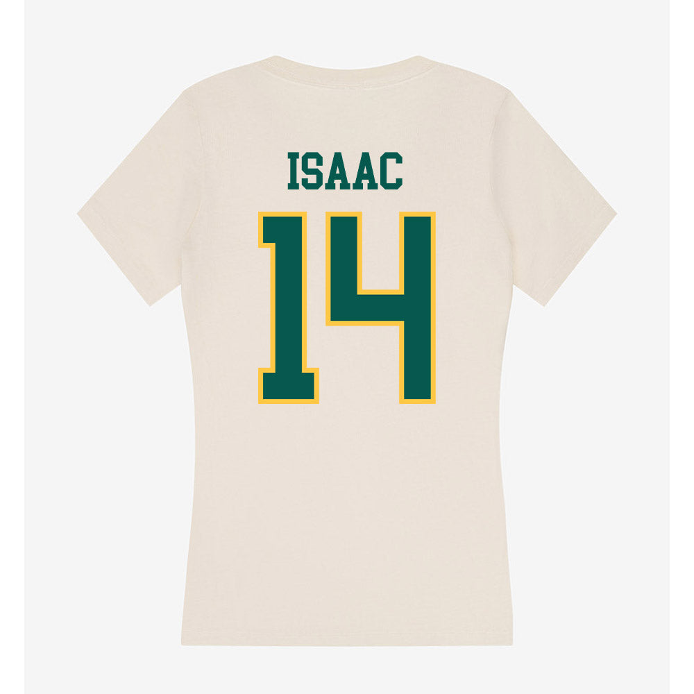Wayne State - NCAA Football : Donovan Isaac - Classic Shersey Women's V-Neck T-Shirt-1