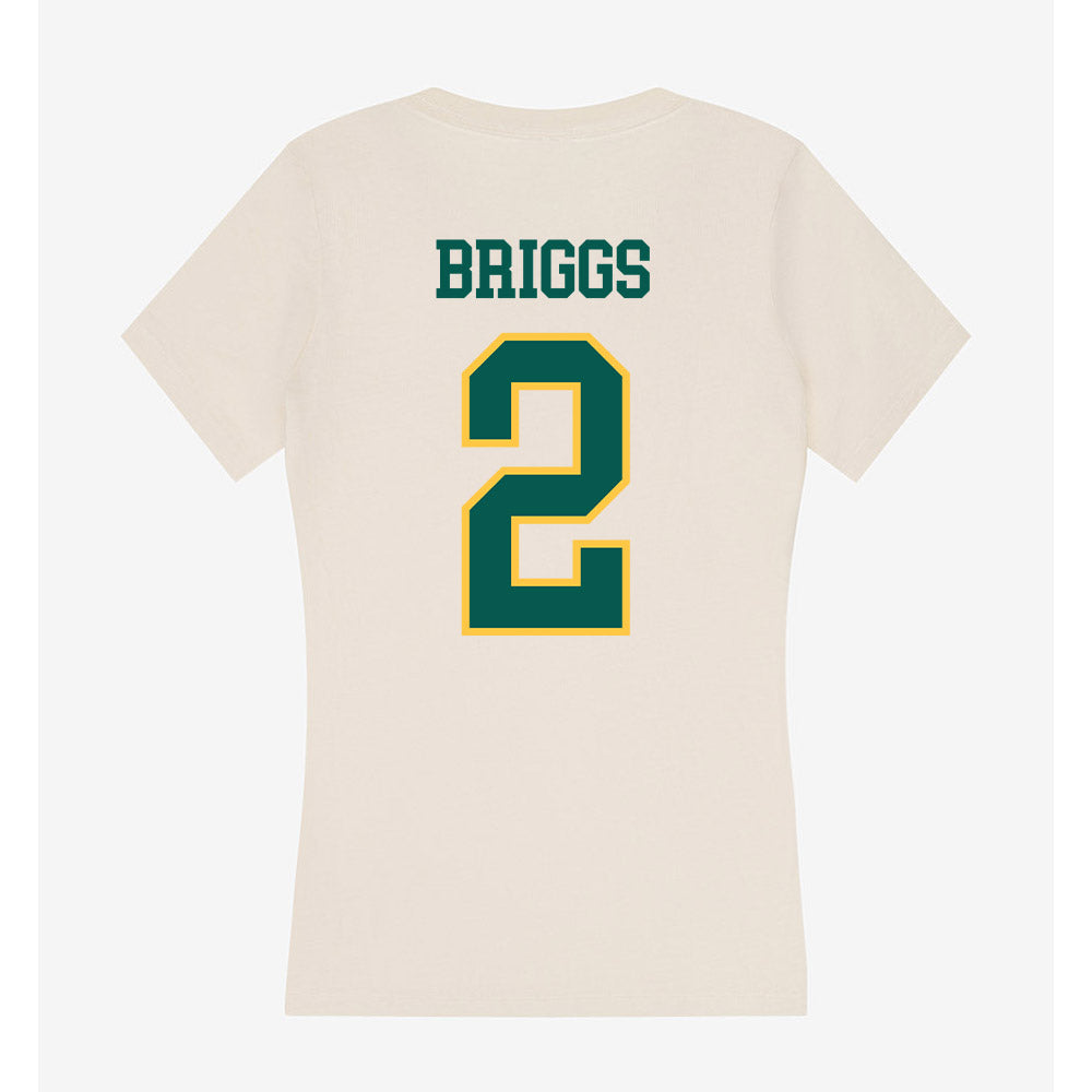 Wayne State - NCAA Men's Basketball : Jordan Briggs - Classic Shersey Women's V-Neck T-Shirt-1
