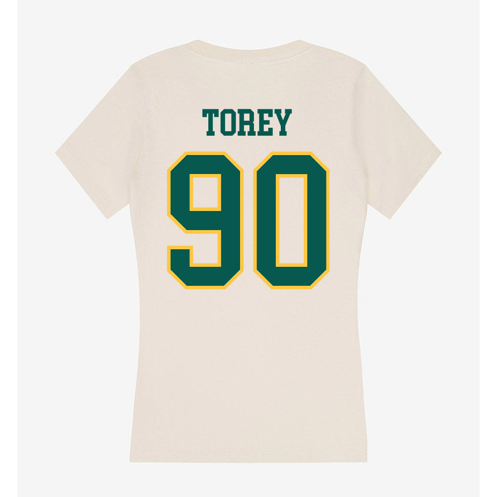Wayne State - NCAA Football : Tyler Torey - Classic Shersey Women's V-Neck T-Shirt-1