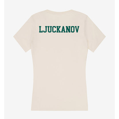 Wayne State - NCAA Women's Swimming & Diving : Lilian Ljuckanov - Classic Shersey Women's V-Neck T-Shirt-1