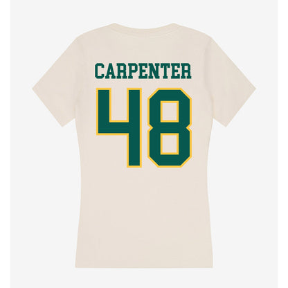 Wayne State - NCAA Football : Brock Carpenter - Classic Shersey Women's V-Neck T-Shirt-1