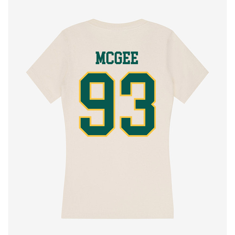 Wayne State - NCAA Football : Roshaun McGee - Classic Shersey Women's V-Neck T-Shirt-1