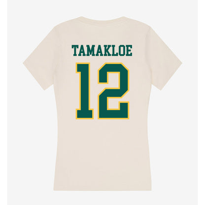 Wayne State - NCAA Men's Basketball : Kelvin Tamakloe - Classic Shersey Women's V-Neck T-Shirt-1
