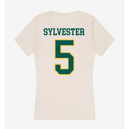 Wayne State - NCAA Women's Basketball : Komara Sylvester - Classic Shersey Women's V-Neck T-Shirt-1