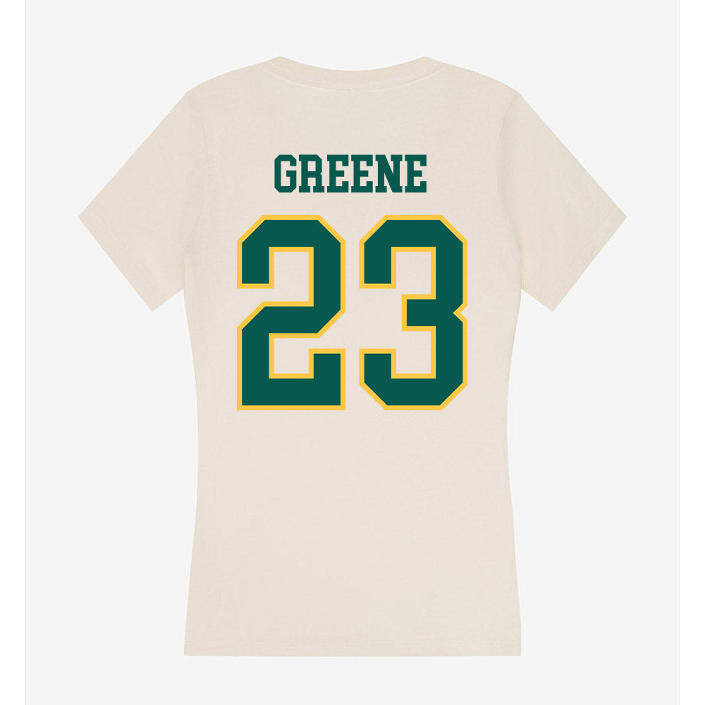 Wayne State - NCAA Football : Torrence Greene - Classic Shersey Women's V-Neck T-Shirt-1
