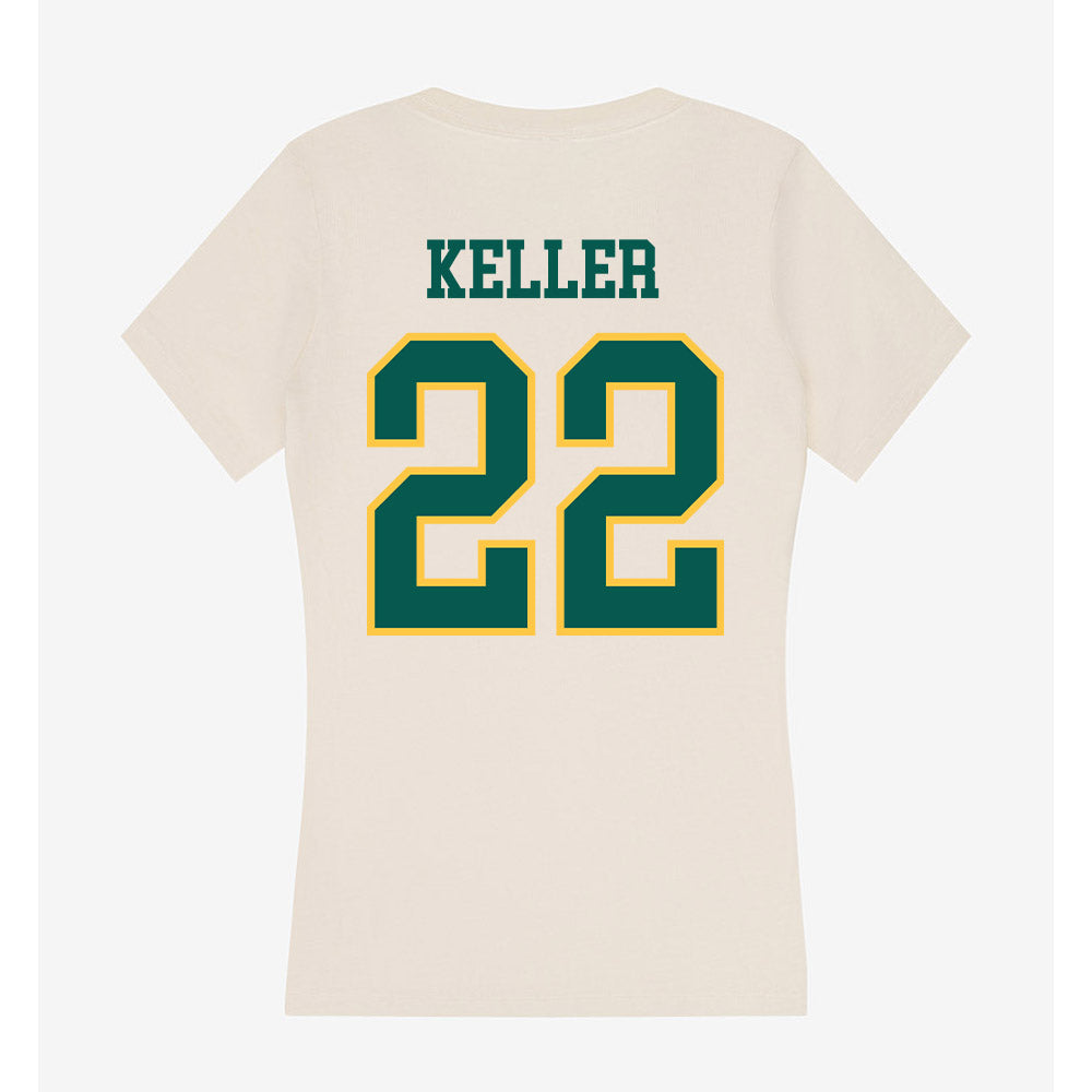 Wayne State - NCAA Football : Mickey Keller - Classic Shersey Women's V-Neck T-Shirt-1