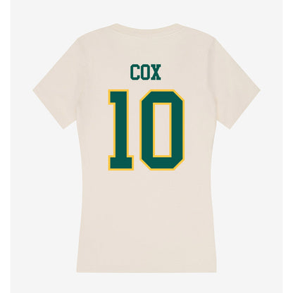 Wayne State - NCAA Football : Justin Cox - Classic Shersey Women's V-Neck T-Shirt-1