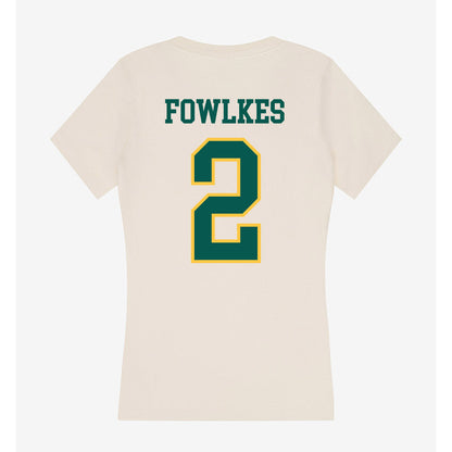 Wayne State - NCAA Football : Elijah Fowlkes - Classic Shersey Women's V-Neck T-Shirt-1