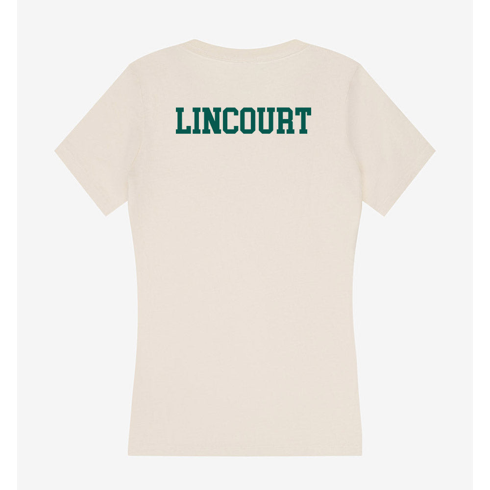 Wayne State - NCAA Women's Cross Country : Olivia Lincourt - Classic Shersey Women's V-Neck T-Shirt-1