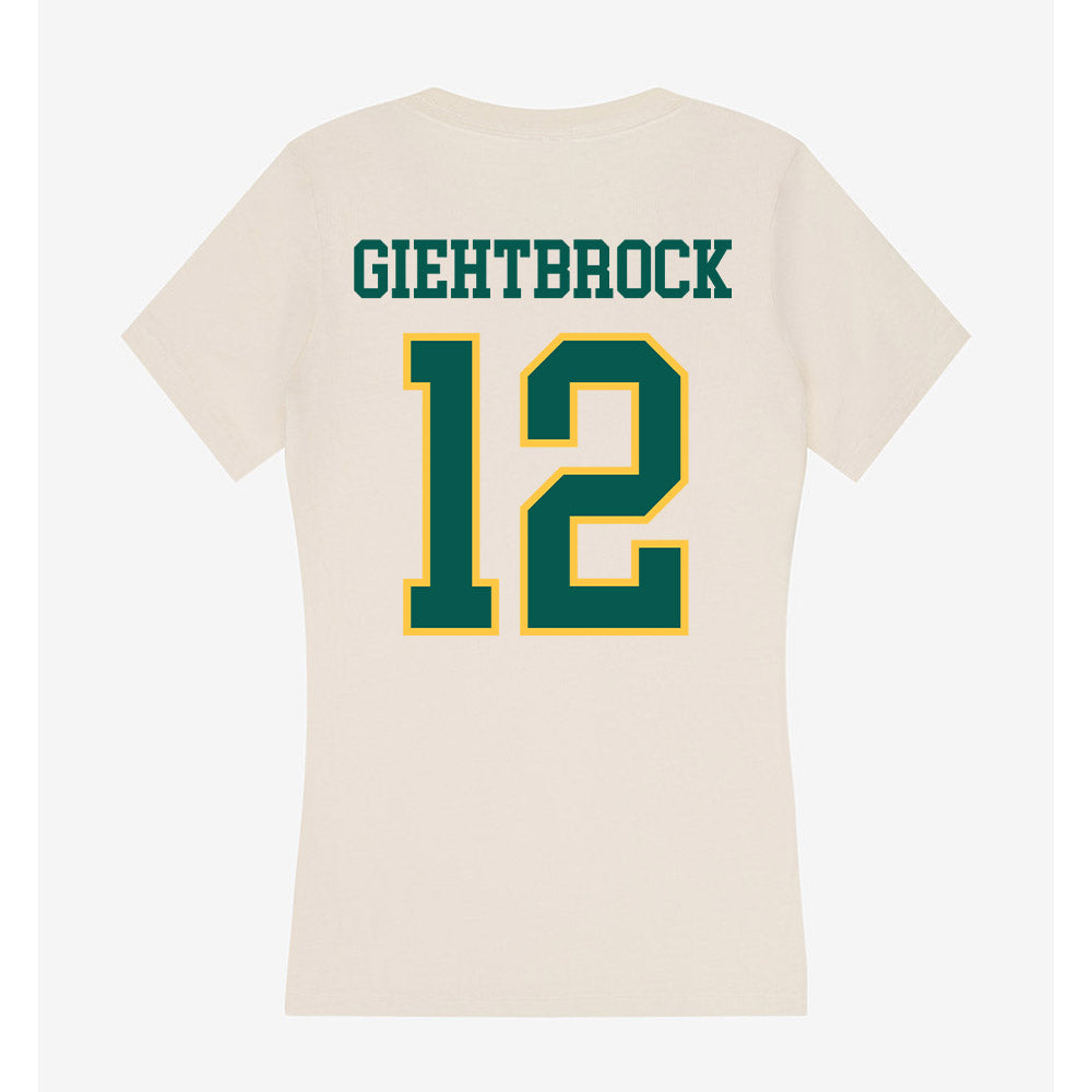 Wayne State - NCAA Women's Volleyball : Paige Giehtbrock - Classic Shersey Women's V-Neck T-Shirt-1