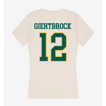 Wayne State - NCAA Women's Volleyball : Paige Giehtbrock - Classic Shersey Women's V-Neck T-Shirt-1