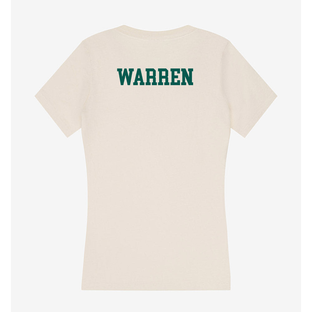Wayne State - NCAA Women's Track & Field : Nicole Warren - Classic Shersey Women's V-Neck T-Shirt-1