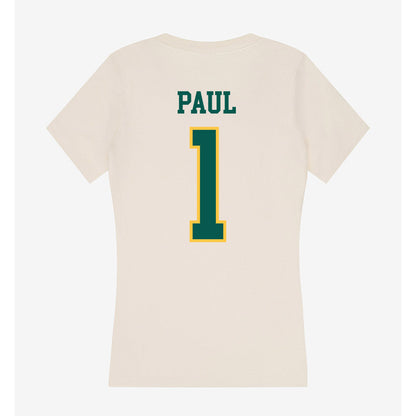 Wayne State - NCAA Men's Basketball : Carlos Paul - Classic Shersey Women's V-Neck T-Shirt-1