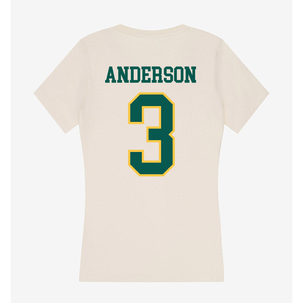 Wayne State - NCAA Football : Sterling Anderson - Classic Shersey Women's V-Neck T-Shirt-1