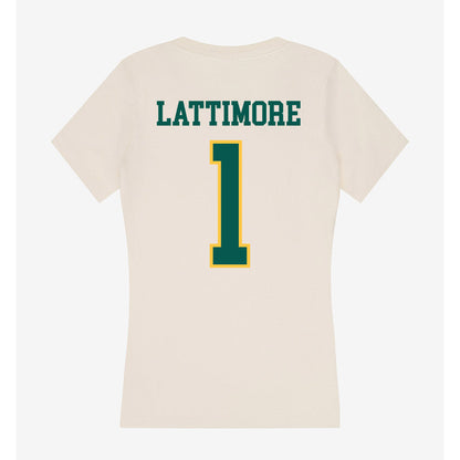 Wayne State - NCAA Football : Joseph Lattimore - Classic Shersey Women's V-Neck T-Shirt-1