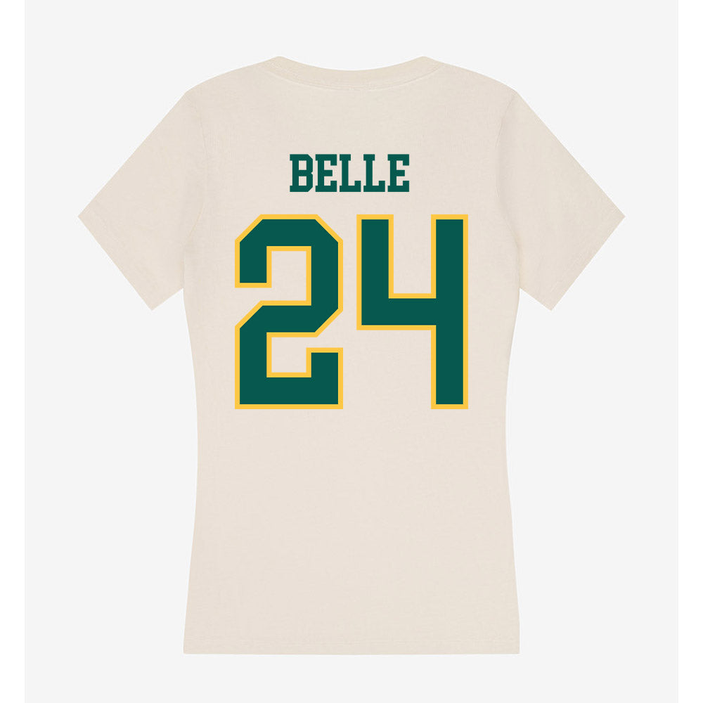Wayne State - NCAA Men's Basketball : Devin Belle - Classic Shersey Women's V-Neck T-Shirt-1