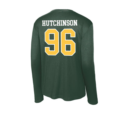 Wayne State - NCAA Football : Jordan Hutchinson - Classic Shersey Activewear Long Sleeve T-Shirt-1