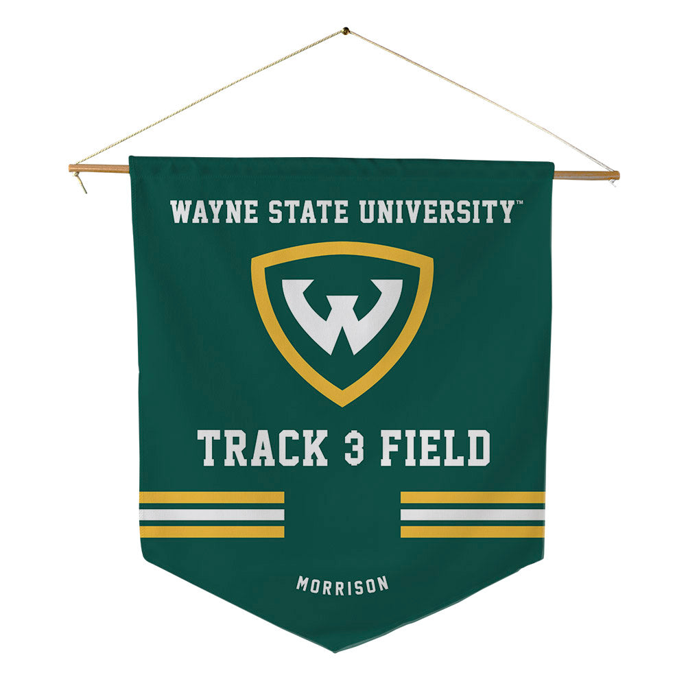 Wayne State - NCAA Women's Track & Field : Taylor Morrison - Pennant - 18" x 21"-0