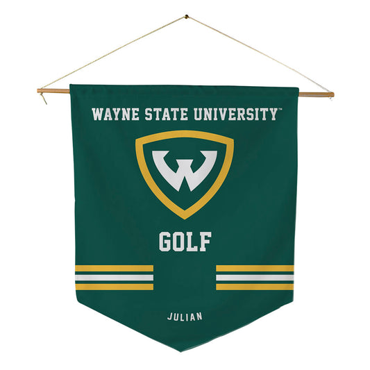 Wayne State - NCAA Men's Golf : Jack Julian - Pennant - 18" x 21"-0