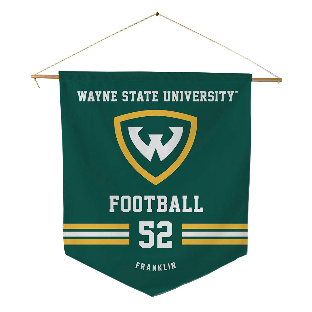 Wayne State - NCAA Football : Kenneth Franklin - Pennant - 18" x 21"-0