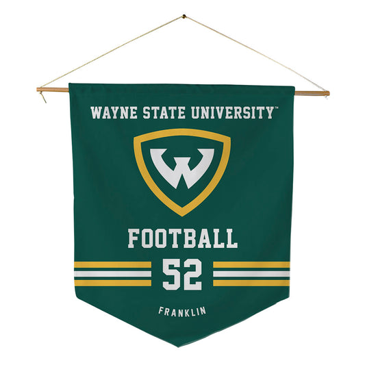 Wayne State - NCAA Football : Kenneth Franklin - Pennant - 18" x 21"-0