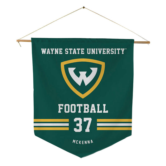 Wayne State - NCAA Football : Brayden Mckenna - Pennant - 18" x 21"-0