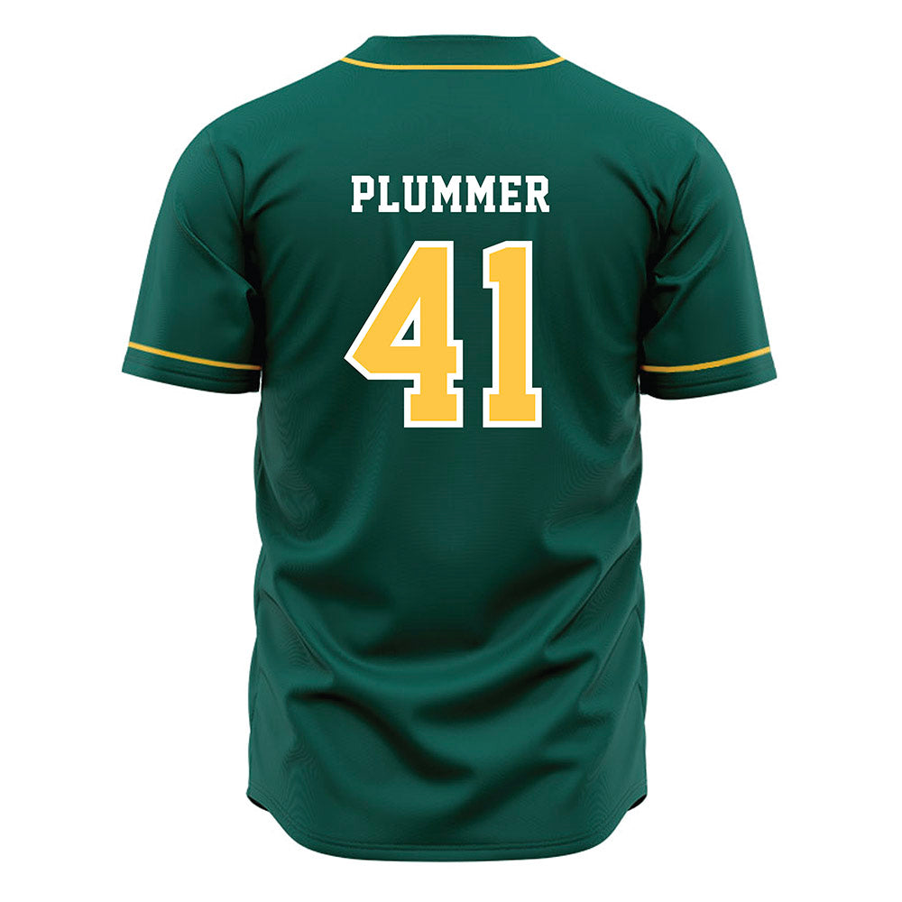 Wayne State - NCAA Baseball : Coy Plummer - Green Jersey-1