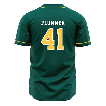 Wayne State - NCAA Baseball : Coy Plummer - Green Jersey-1