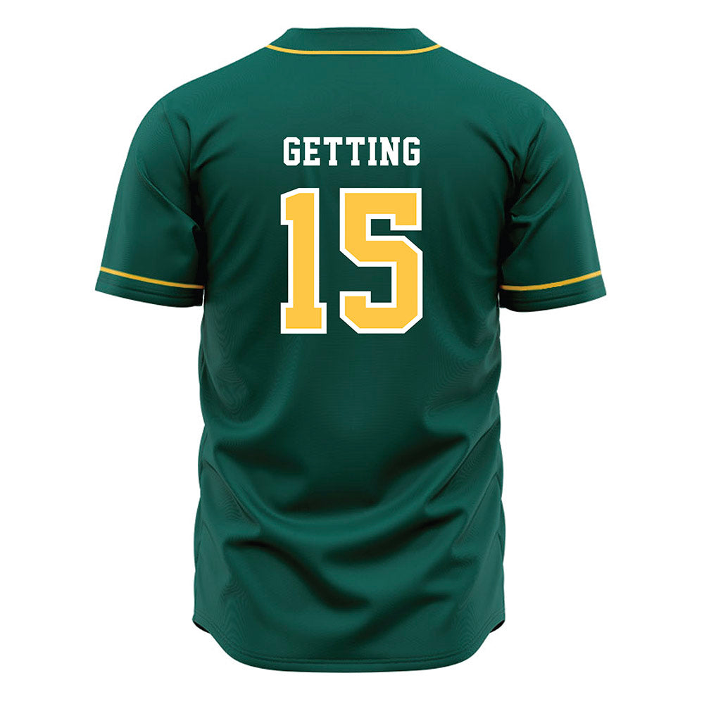 Wayne State - NCAA Baseball : Ethan Getting - Green Jersey-1
