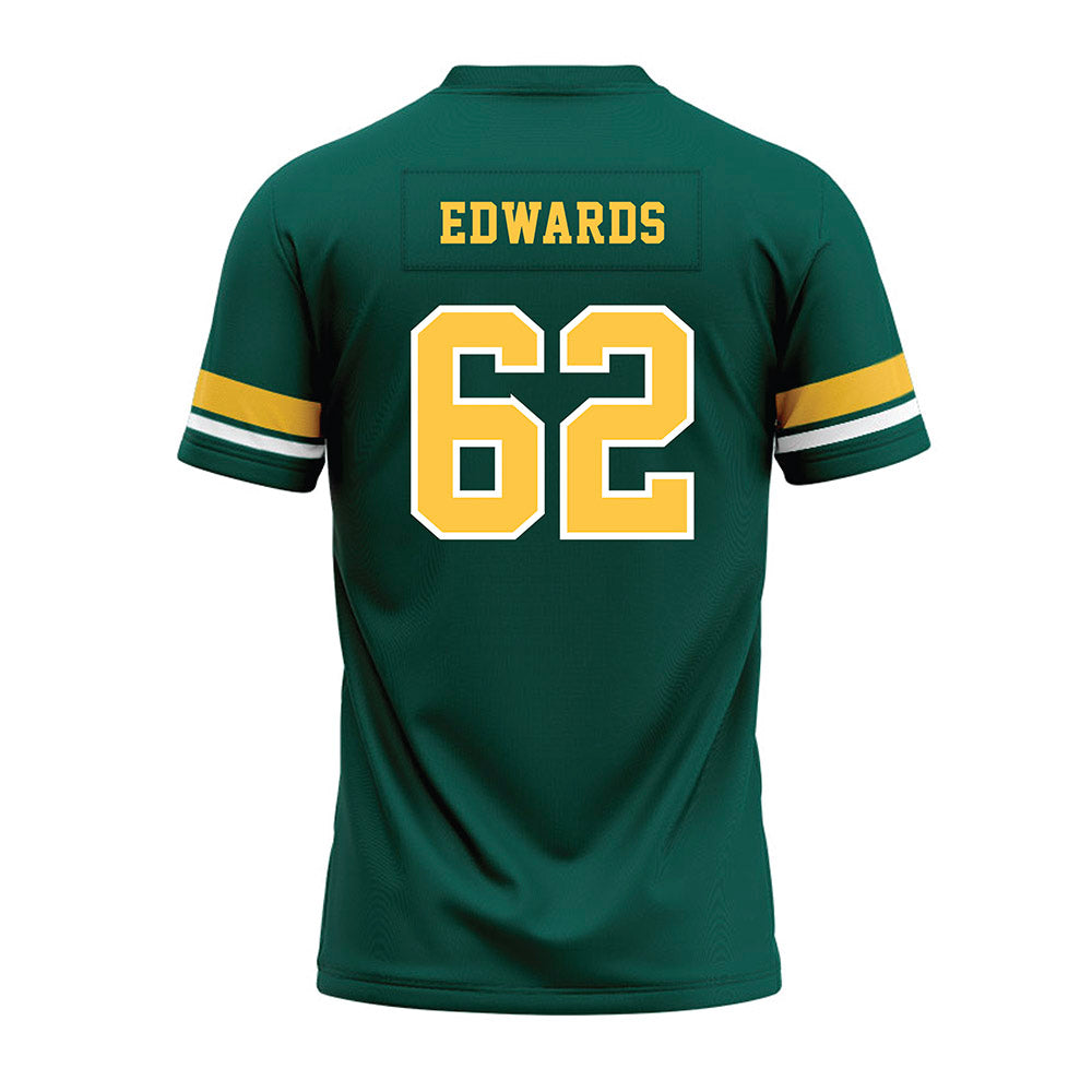 Wayne State - NCAA Football : Will Edwards - Green Premium Football Jersey-1