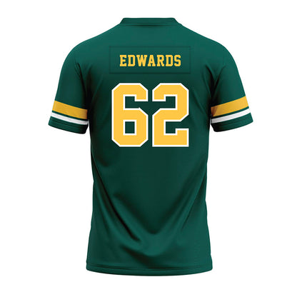 Wayne State - NCAA Football : Will Edwards - Green Premium Football Jersey-1