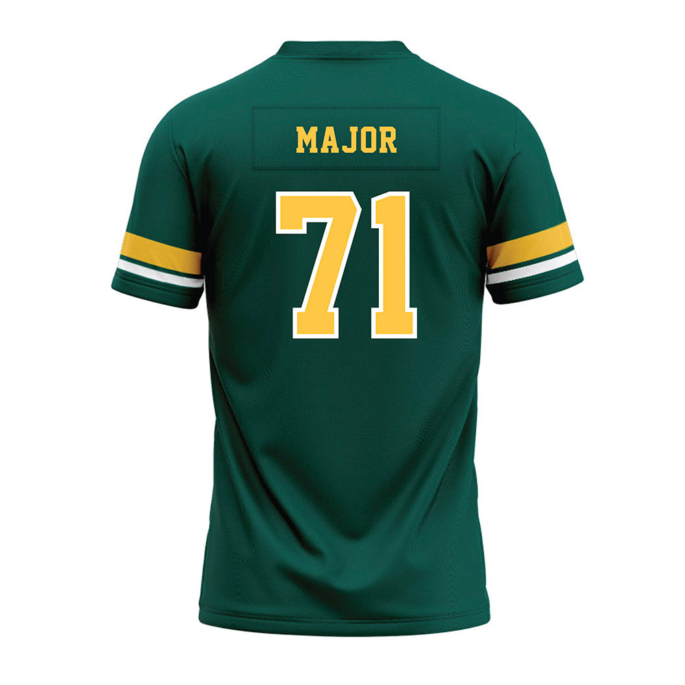 Wayne State - NCAA Football : Jonathan Major - Green Premium Football Jersey-1