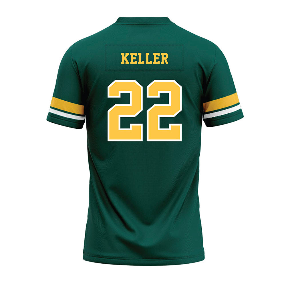 Wayne State - NCAA Football : Mickey Keller - Green Premium Football Jersey-1