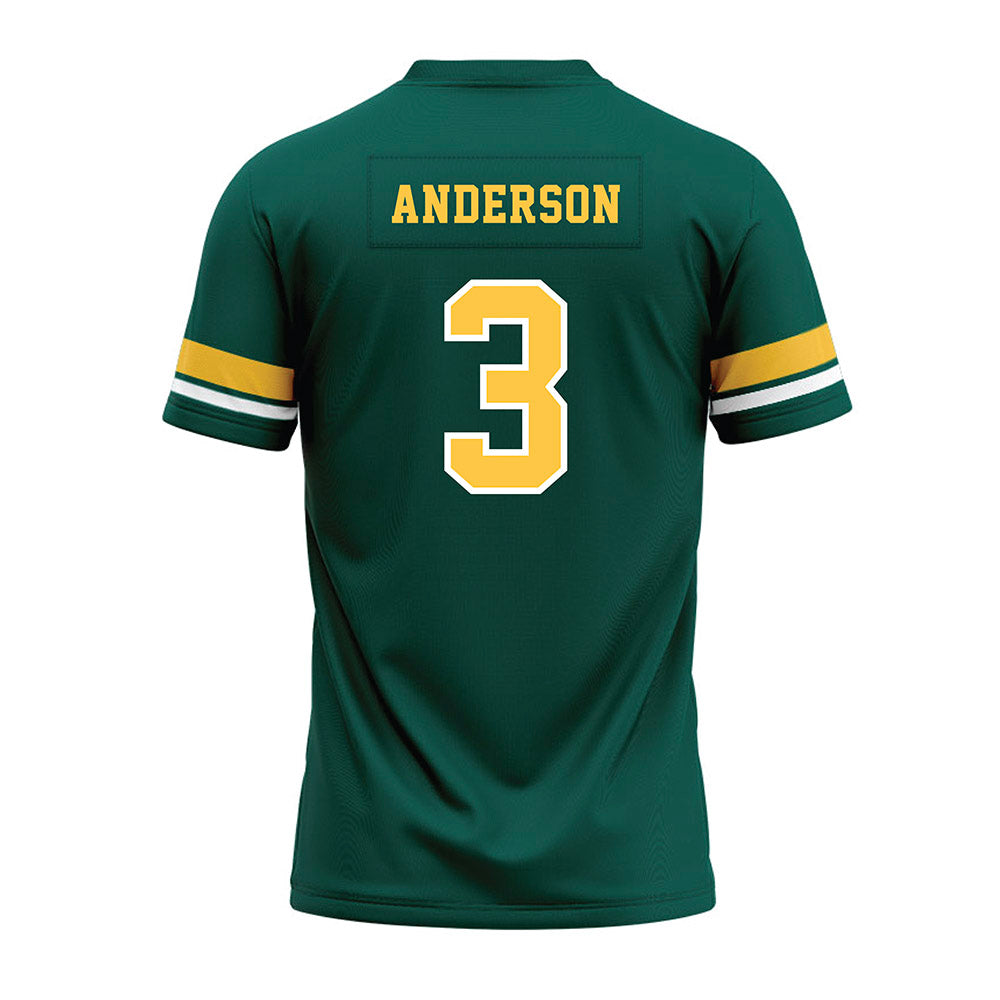 Wayne State - NCAA Football : Sterling Anderson - Green Premium Football Jersey-1