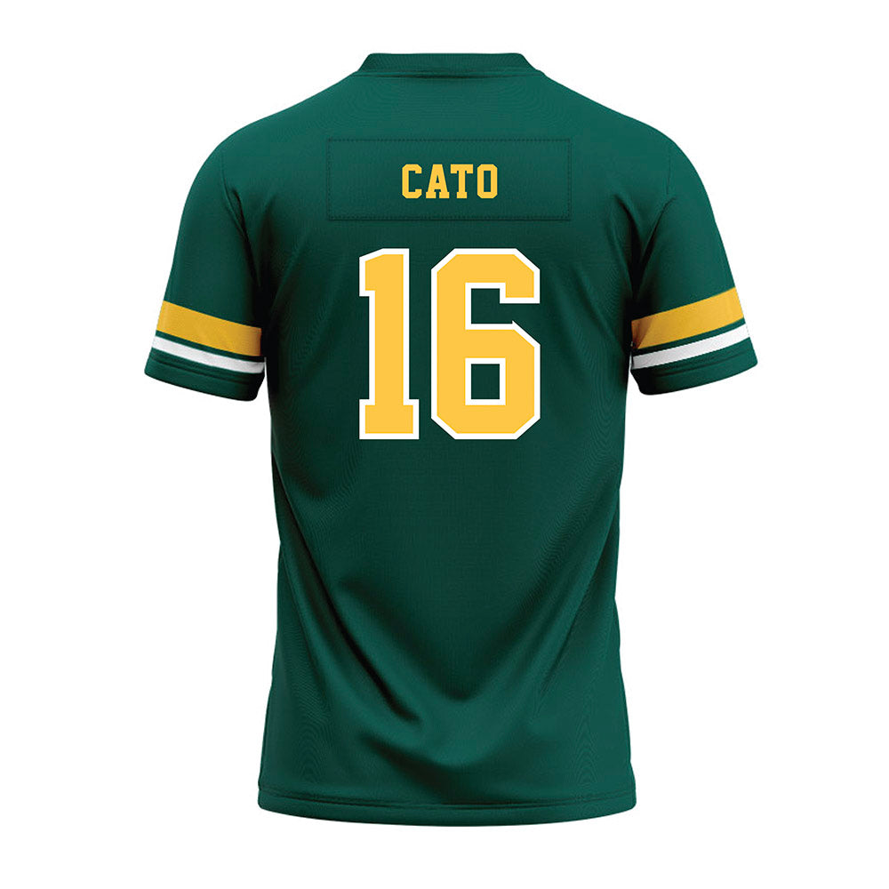 Wayne State - NCAA Football : Phillip Cato - Green Premium Football Jersey-1